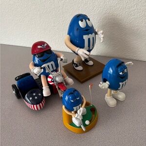 Blue M&M’s Candy Dispenser Lot